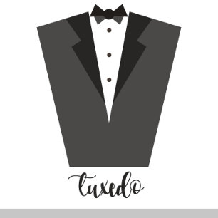 Tuxedo Wedding Favour Boxes (Bride Groom)