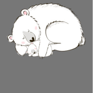 Polar Bear Baby Shower Woodland Winter Pink Girl Invitation