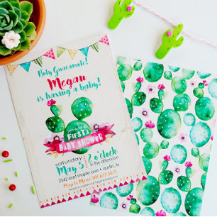 Fiesta Baby Shower Book Request Enclosure Card