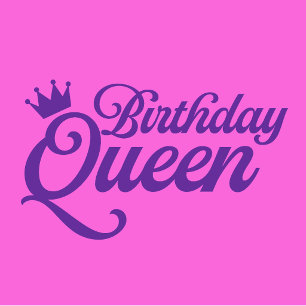 Birthday Queen Vertical Retractable Banner