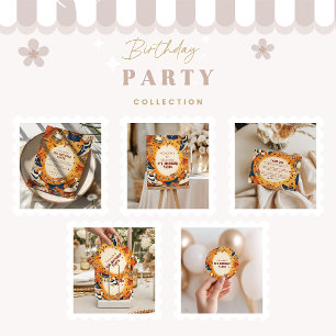 Retro Basketball Court Birthday Invitation