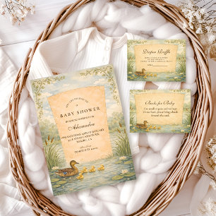 Mallard Duck Baby Shower Invitation