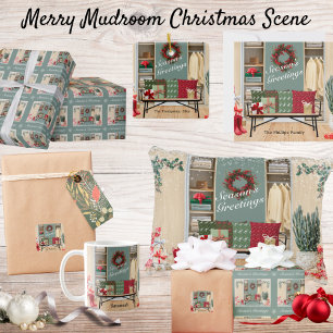Merry Mudroom Scene Coffee Mug