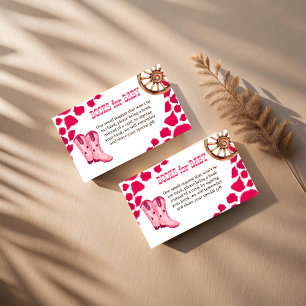 Little cowgirl western rodeo baby shower invitation