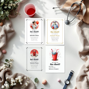 Retro Vintage Nurse Graduation Photo Announcement