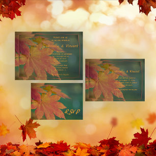 Autumn Colors Wedding Invitation