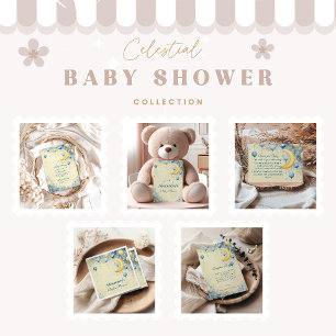 Celestial Moon and Stars Books for Baby  Enclosure Card