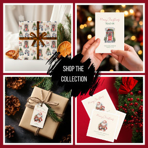 Jolly Christmas Holiday Family Photo Card