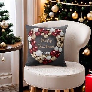  Christmas Tree with Silver Ornaments Sticker