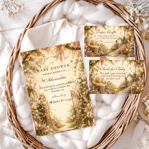 Botanical Floral Boho Baby Shower Napkin