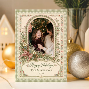 Whimsical Woodland Storybook Christmas Rubber Stamp