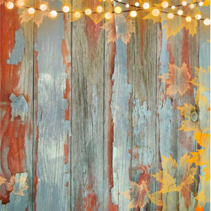 Autumn Rust Lights Brunch and Bubbly Invitations 