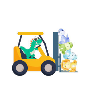 Funny dinosaur rocket back 2 School Birthday party Invitation