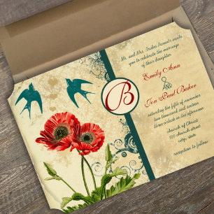 Poppy Wedding Invitation