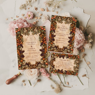 Autumn Orchard Wedding Save The Date