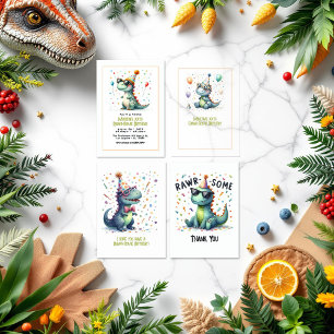 Dinosaur Birthday Party Invitation