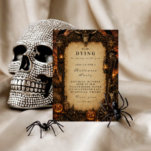 Elegant Western Halloween Party Invitation
