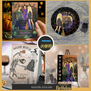 Two Spooktacular Halloween Witches  Phone Case