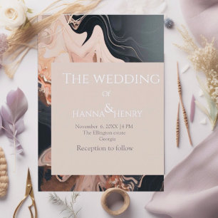 chic black Marble texture  Wrapping Paper Sheet