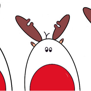 Rudolph the Red Nose Reindeer - Christmas Card