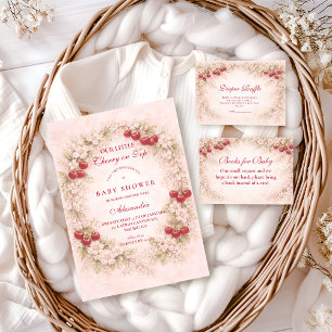 Cherry on Top Garden Books for Baby Enclosure Card