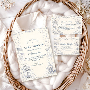 American Boy All American Baby Shower Invitation