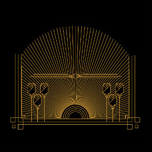 Art Deco Elegant Classic Wedding Save The Date