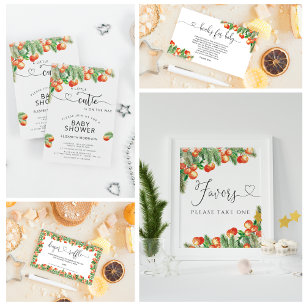 Little Cutie Pink Baby Predictions & Advice Card