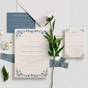 Victoria Portrait Wedding Invitation