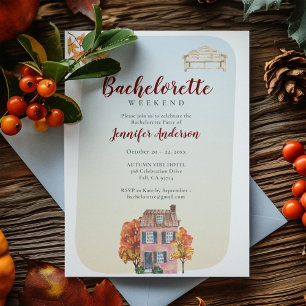 Fall Vibes Autumn Rustic Bachelorette Party  Tote Bag
