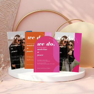 Take a Seat Pink Magenta Retro Style Seating Chart