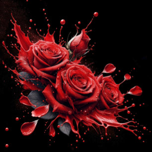 Elegant 30th Birthday - Roses in Bloom Invitation