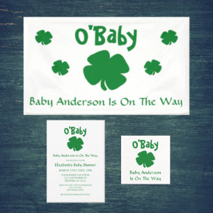O'Baby St Patrick's Day Baby Shower Napkin