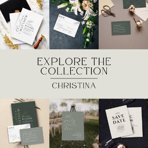 Modern Minimalist Terracotta Wedding Gold