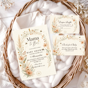 Botanical Mama To Bee Baby Shower Napkin