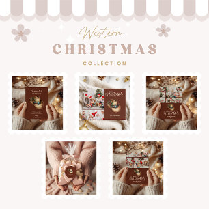 Western Cowboy Hat Christmas Ceramic Tree Decoration