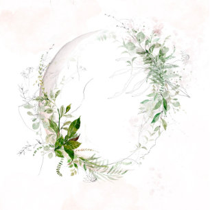 Elegant Eucalyptus Pink Wedding Shower Invite