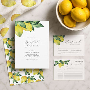 Bridal Shower Invitations Elegant Amalfi Tile