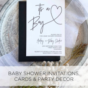 Boy Baby Shower Invitation