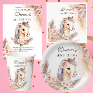 Horses pony themed gifts ceramic tree decoration