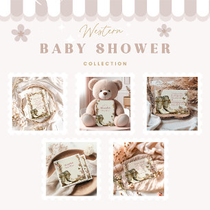 Rustic Cowgirl Boots Books for Baby  Enclosure Card