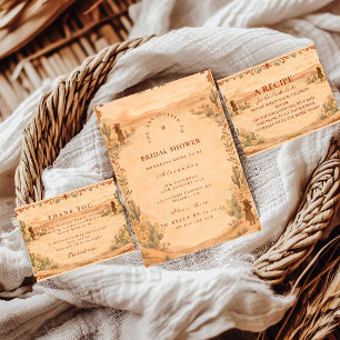 Desert Western Bridal Shower Napkin