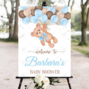 Teddy Bear Baby Shower We can barely wait Napkin