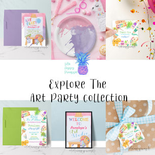 Paint Splatter Party Plates