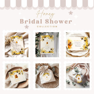  She Found Her Honey Rustic Bridal Shower Thank You Card