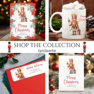 Nutcracker Merry Christmas Return Address