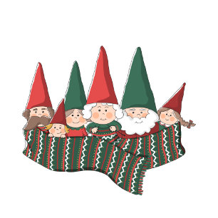 Christmas gnomes - Card