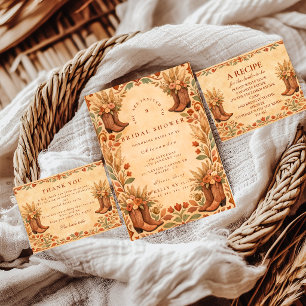 Rustic Western Cowgirl Bridal Shower Napkin