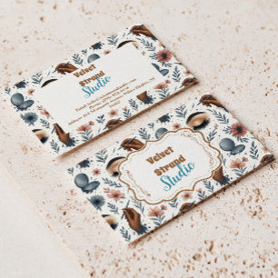 Soft Floral Lash Artist Beauty Studio Thank You Card