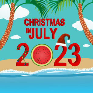 Christmas in July 2023 Watermelon Beach